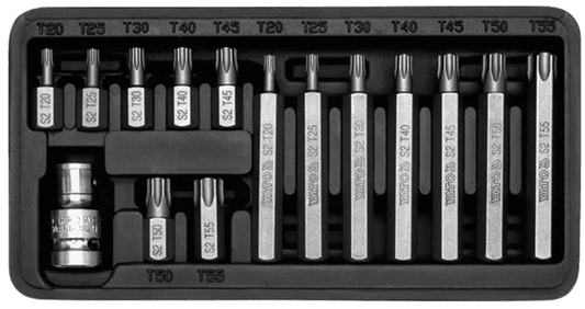 YATO Screwdriver Bit TORX Set 15pcs - YT-0411