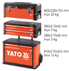 YATO Trolley Tool Box 3 Piece - YT-09101