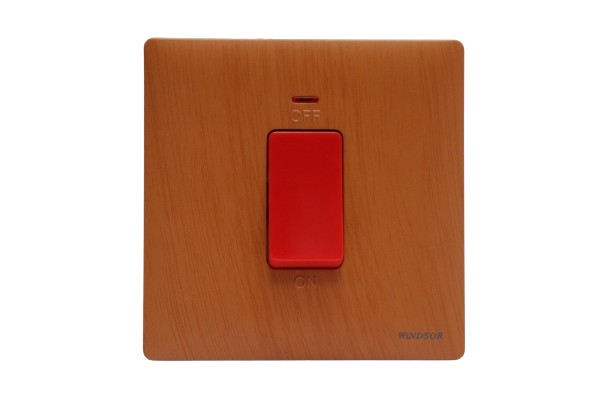 45a-1-gang-double-pole-switch-neon-91331lw-innova-light-wooden-colour-windsor