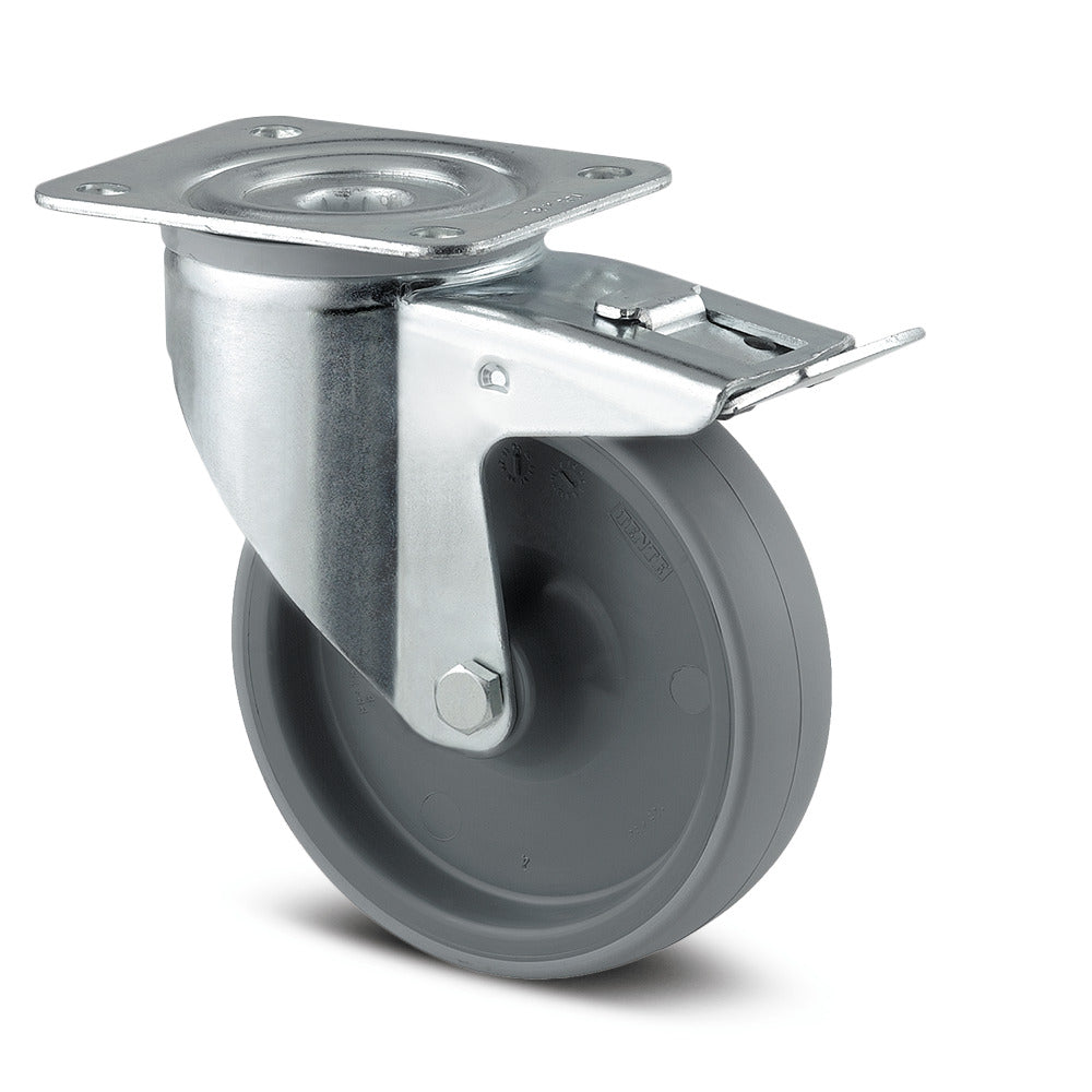 6-3-swivel-castors-with-total-brake-pu-thread-3477-uar-160-p63-industrial-castors-tente