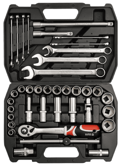 YATO Socket Set 1/2" 38pcs - YT-3876