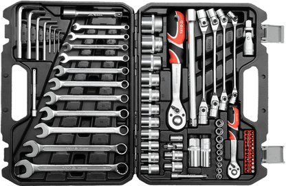 YATO Socket Set 1/4" and 1/2" 77pcs - YT-38781