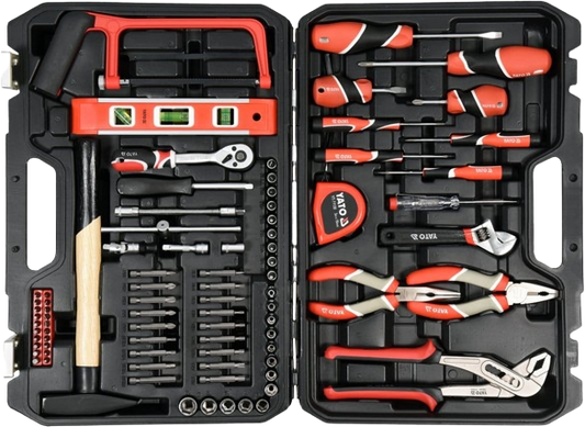 88pc-1-4-tool-set-with-level-yt-38928-yato