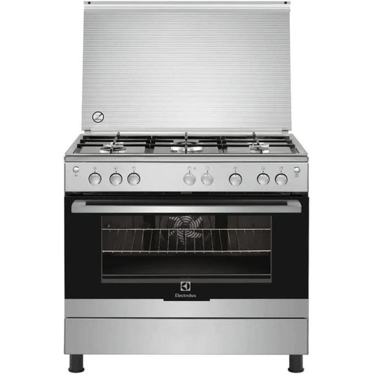 90x60cm-with-gas-hob-electric-oven-enameled-pan-support-black-knob-standing-cooker-ekg9000g9u-electrolux