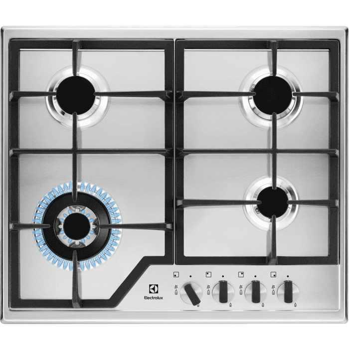 60cm-stainless-steel-gas-hob-cast-iron-kgs6436x-electrolux