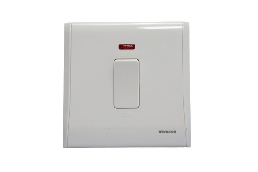 windsor-pioneer-white-20a-1-gang-double-pole-switch-with-neon-indicator-p324f