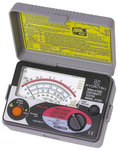 250v-1000v-ac-analog-insulation-tester-resistance-3132a-kyoritsu