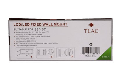 TLAC Fixed TV Wall Mount Bracket 32-60"