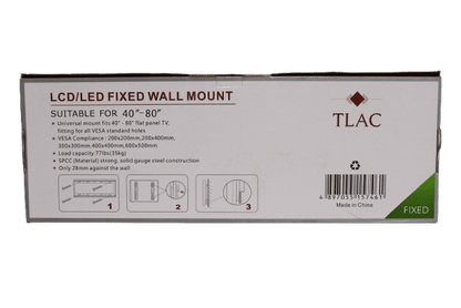 TLAC Fixed TV Wall Mount Bracket 40-80"