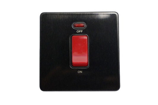 45a-1-gang-double-pole-switch-with-neon-vc327gb-vip-black-windsor