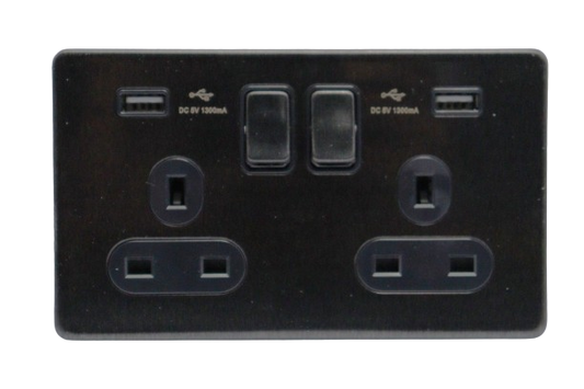 13a-2-gang-switched-socket-2-usb-with-neon-vc451gb-vip-black-windsor