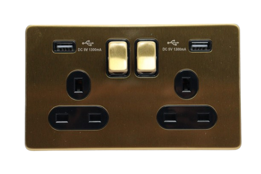 13a-2-gang-switched-socket-2-usb-with-neon-vc451j-vip-gold-windsor