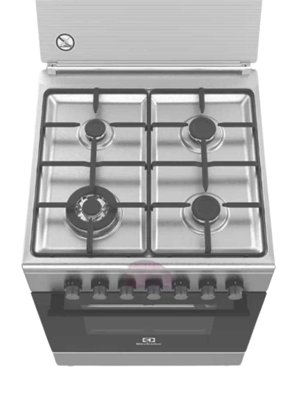 60x60cm-4burner-gas-cooker-with-gas-oven-ekk6400z9x-electrolux