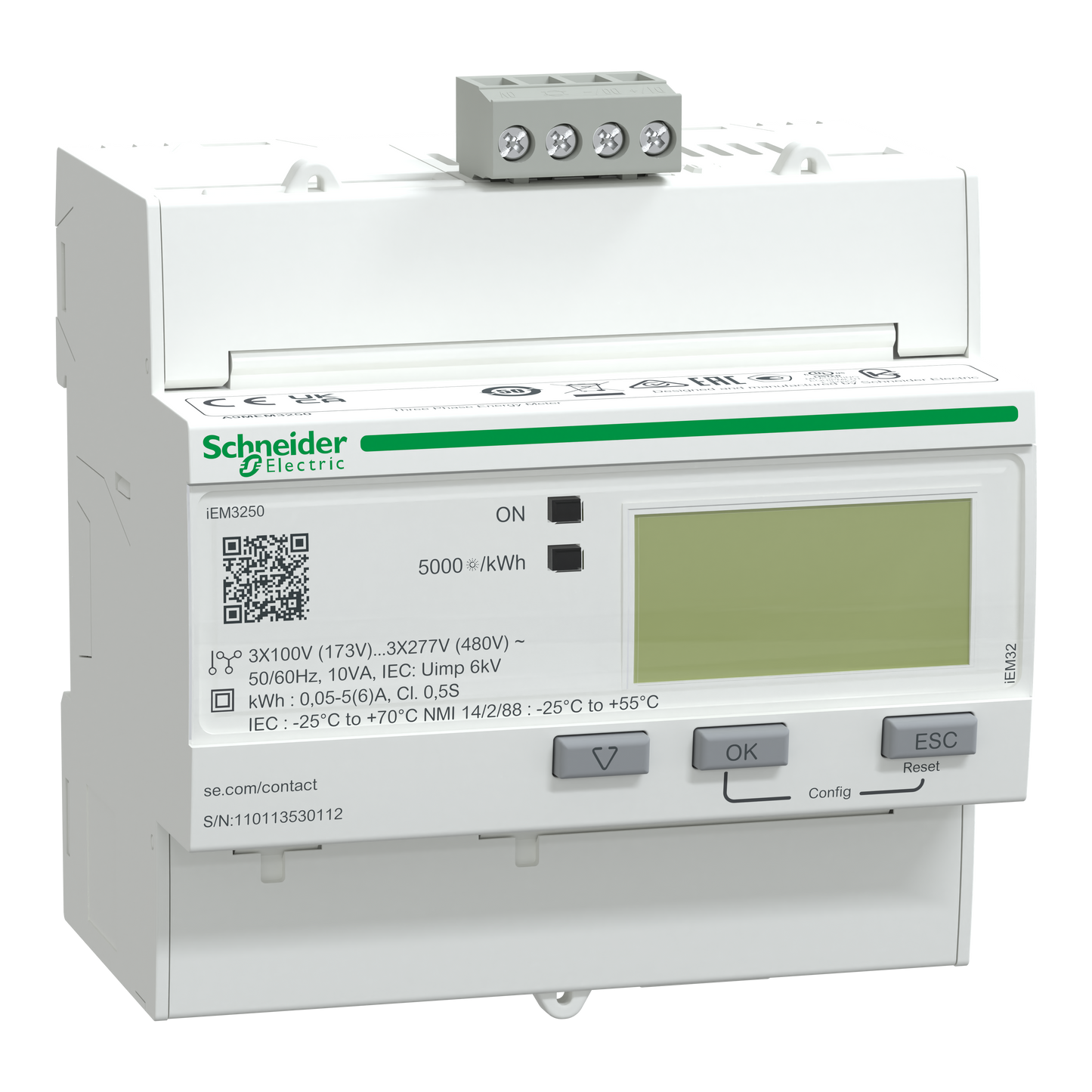 a9mem3250-modular-three-phase-ct-type-kwh-meter